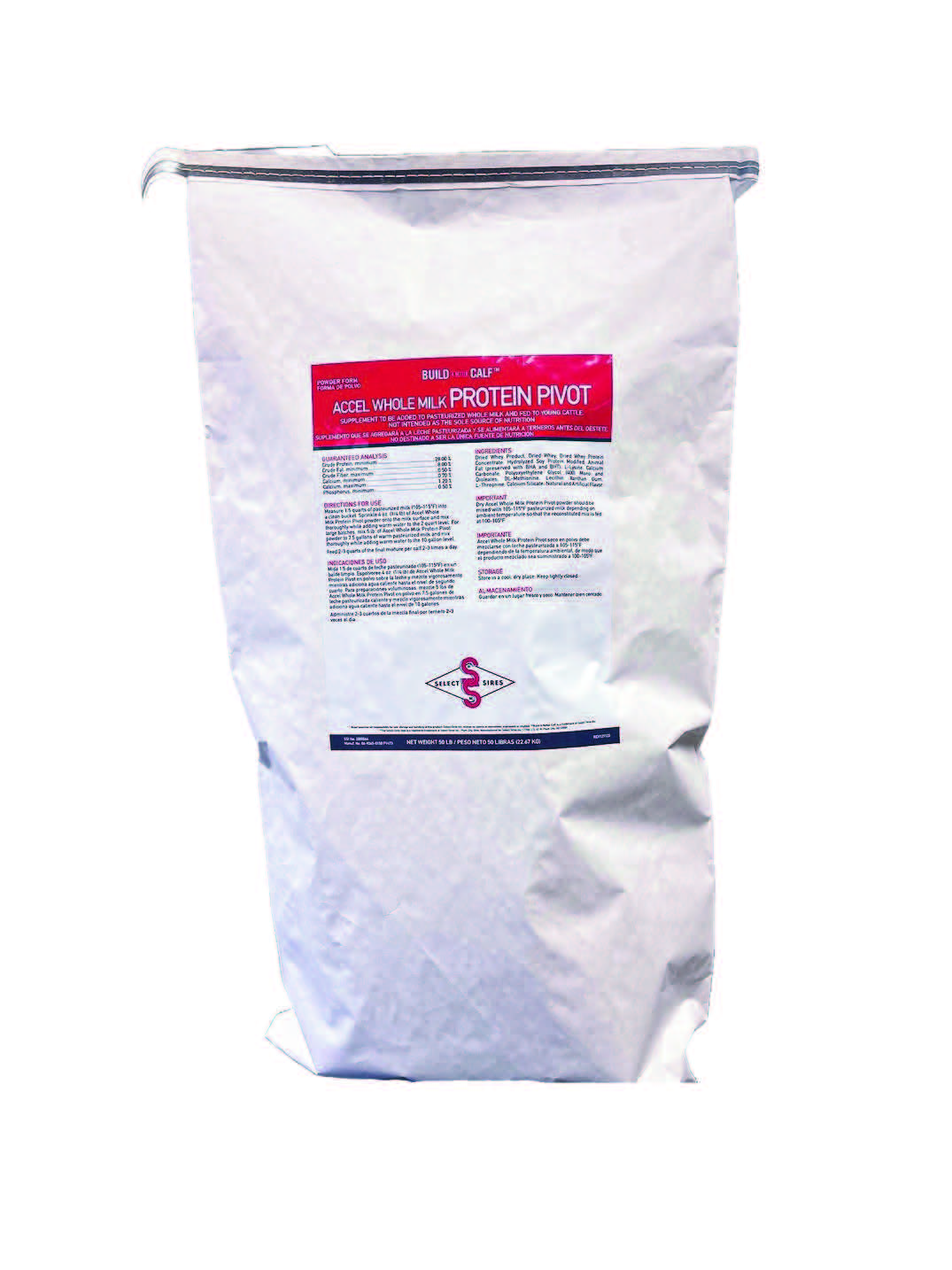 bag of accel whole milk protein pivot